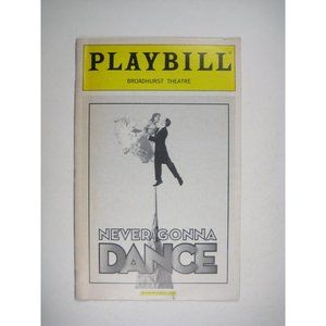Never Gonna Dance Playbill Theatre Broadway 2004 Noah Racey Lemenager Ziemba